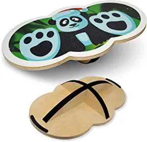 INFIDEZ 360 Degree Rotation Wooden Balance Board Kids With Crossed Base, Balance Wobble Board For Balance, Balance Board Toddler Supporter, Balance Boards for Stability and Core Training