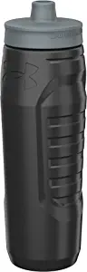 Under Armour Sidline 32oz Water Bottle, Squeeze Bottle, One-Way Valve Lid, BPA Free, Fits Bike Holder, Cycling, Gym, Hiking, All Sports