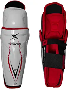 TronX Force Senior Adult Ice Hockey Shin Guards