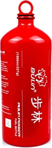 RANDDER 1500ML Liquid Fuel Bottle for Motorcycle, Camping and Emergencies (1.5L)