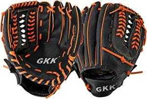 GKK Baseball and Softball Glove Series Teeball/Baseball Mitt Left and Right Handed Baseball Infielder's Mitts Fielding Glove for Kids Youth Adult (10.5"/12.5"