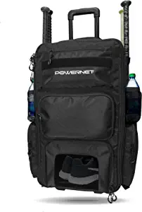 PowerNet Baseball Softball Multi-Bat and Equipment Backpack Bag | Ventilated Shoe Compartment | Comfortable Padded Straps