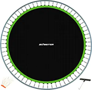 Zoomster Replacement Jumping Mat, Fits 15 ft Round Trampoline Frame with 96 V-Hooks, Using 7" Springs 160" Premium Trampoline Mat ( Spring not Included )