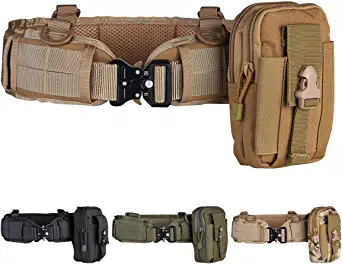 Tactical Battle Belt,Battle Belt Set War Belt Tactical MOLLE tactical belt