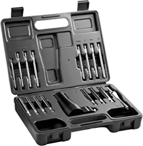 RUB1ZR0 Boresighter Kit Precision Alignment Bore Sighter with 16 Pieces Adjustable Arbors