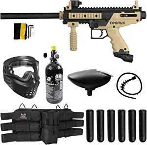 Maddog Tippmann Cronus Basic Titanium Paintball Gun Marker Starter Package