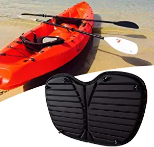 NINEFOX Kayak Seat Cushion, Anti Slip Padded Canoe Seat, Portable Boat Seat Ideal for Cushioned Fishing Seat for Universal Base Water Sports Outdoor