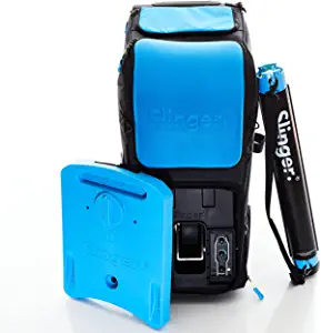 Slinger Portable Tennis Ball Launcher - Best Ball Thrower & Launching Machine - Multi-Functional Tennis Bag - Remote Control - w/Oscillator, Ball Tube, Camera Holder