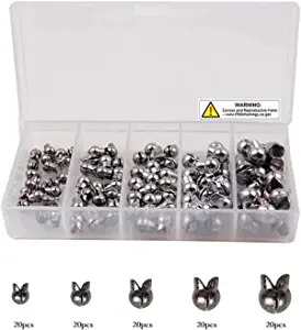 YCDMLJC 100pcs Fishing Weights Sinkers Kit, Round Removable Split Shot Sinker Weights, Fishing Lead Egg Weights, Fishing Accessories Equipment Gear Stuff Lead Shot Sinkers