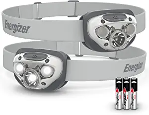 ENERGIZER LED Headlamp PRO (2-Pack), IPX4 Water Resistant Headlamps, High-Performance Head Light for Outdoors, Camping, Running, Storm, Survival, (Batteries Included)