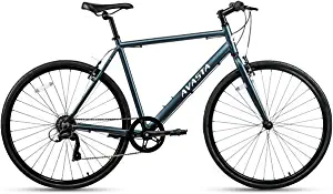 AVASTA Road Hybrid Bike, Lightweight Aluminum Frame with 7 - Speed, Multiple Colors