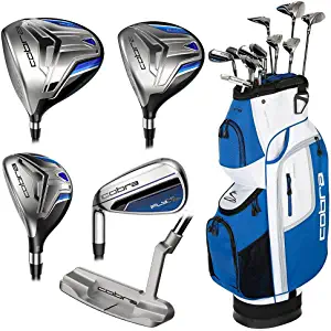Cobra Fly-XL Graphite Mens Right Hand Complete Golf Set Black/Blue Senior(a)