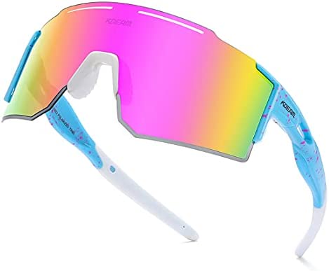 Sports Polarized Sunglasses for Men and Women, UV 400 Protection Sunglasses for Cycling, Skiing, Driving