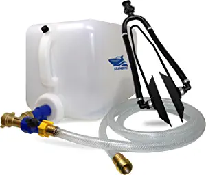 Seaworks Boat Winterizer Gravity Motor Cleaner with Flusher Kit - Gravity Flow System DIY Winter Preparation Solution for Marine Engines - For Inboard and Outboard Engines