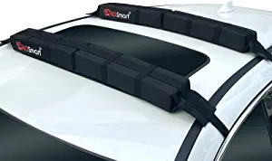 PROSmart Soft Roof Rack - Universal Car Soft Roof Rack Pad for Kayak/Surfboard/SUP/Canoe/Snowboard/Paddle Board with Adjustable & Steady Tie-Down Straps