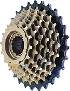Hycline Bike Freewheel, 6/7/8/9 Speed 14-28T/14-34T/13-32T Bicycle Freewheel Threaded Type Freehub Cycling Replacement Part