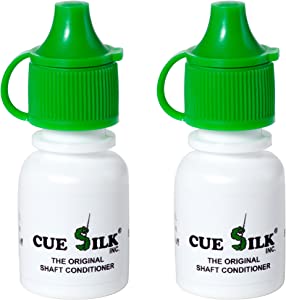 Cue Silk Pool Cue Shaft Conditioner oz Pack of 2 Bottles