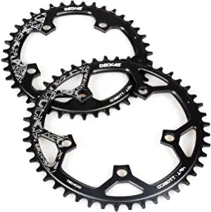 Narrow Wide 110mm BCD Chainring for Road Bike Bicycle 36T 38T 40T 42T 44T 46T 48T 50T 52T CNC Machined Alloy Fits 7 to 12 Speed Chains