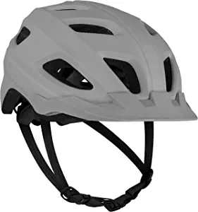 Retrospec Lennon Bike Helmet with LED Safety Light Adjustable Dial & Removable Visor - Adjustable Bicycle Helmet for Adult Men & Women