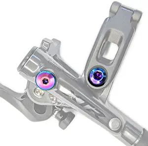 Titanium Brake Hardware Kit | Shimano XTR/XT/SLX/Deore (Oil Slick Anodized)