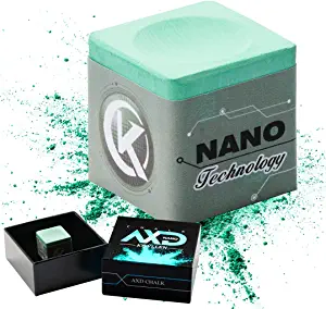 KONLLEN Billiards Chalk Professional Chalk Nano Technology Tournament Dedicated for National Billiards PlayersOutstanding Performance,Reduce Miscue,Durable,Low Deflection