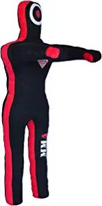 MMA SPORTS Grappling Submission Dummy for Self Defense Training BJJ Jiu Jitsu Wrestling Practice Dummies (Standing 5 FT 60 in ) - UNFILLED Black