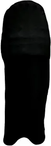 Skyhi Colored Cricket Batting Pads Covers - Leg Guards Clads - Leg Guard Skin (Black-1), Standerd size