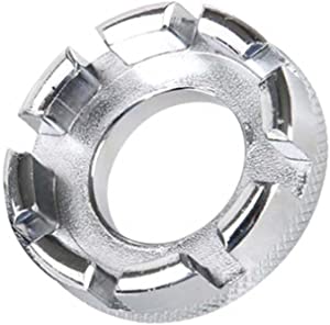 Bicycle Spoke Wrench Tool 6 in 1 Bike Wheel Spoke Tool for Truing and Repairing Cycling Wheels