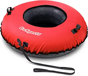 GoSports 44" Heavy Duty Winter Snow Tube with Premium Canvas Cover - Commercial Grade Sled - Choose Your Style