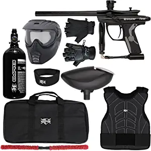 Action Village Kingman Spyder Fenix Level 1 Protector Paintball Gun Package Kit