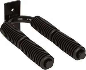 Arya Life Safe and Secure Stainless Paddle Holder, Paddle Storage Rack Wall Mount for Canoe, SUP Paddle Board or Kayak Paddles Oar Hangers for Garage, up to 4-6 Paddle, Black