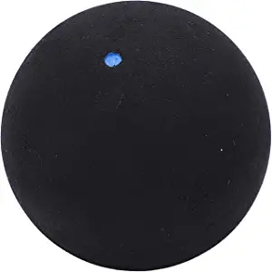 Vbestlife 37mm Single Dot Squash Balls, Rubber High Elastic Squash Racket Balls for Beginner Competition Training
