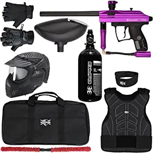 Action Village Kingman Spyder Xtra Level 2 Protector Paintball Gun Package Kit