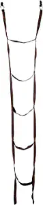 TWSOUL Climbing Aider, Climbing Rope Aider 5 Step Lightweight Etrier Foot Ascender Ascending Loop Webbing Ladder Hanging Rope for Climbing Caving Rescue Rock