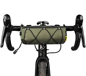 Rhinowalk Bike Handlebar Bag, Bicycle Front Bag Fram Storage Roll Bag Mountain Road Bikes Commuter Shoulder Bag Professional Cycling Accessories
