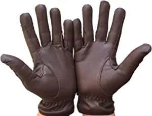 Ladies Horse Riding Gloves 100% Real Leather Brown, Beige, TAN & Black Women Equestrian Gloves