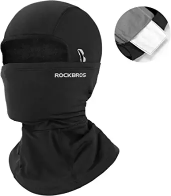 ROCKBROS Ski Mask Balaclava for Men Cold Weather Scarf Windproof Thermal Winter Women Neck Warmer Hood for Cycling Hiking
