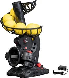 Furlihong Upgraded Electronic Baseball Pitching Machine, Adjustable Angles, Timer and Speed, AC Adapter or Battery Powered, Comes with 8 Dimpled Balls, for Batting and Fielding Practice of Low Level