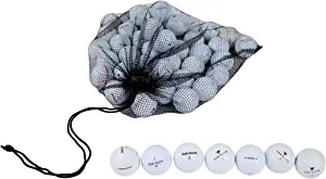 Clean Green Golf Balls 48 Recycled Used Top Flite Golf Balls - Recycled Golf Balls - Good Condition Top Flight Golf Balls, Great Distance Golf Balls - Includes 48 Golf Balls and Mesh Carrying Bag
