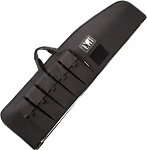 MERALIAN Rifle Case Tactical Rifle Bag for Long Gun Case Bag with Multiple Magazine Holder Pouch,Lockable Zippers and Adjustable Sling ,Available Length in 38" 42".