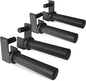 A2ZCARE Weight Plate Holder - Attachment Power Cage Rack for Power Rack - Weight Plates Storage Fit 2-inch Olympic Weight Plates (Set of 4)