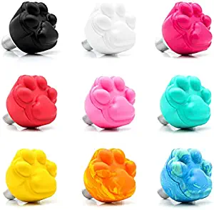 Nezylaf 2 Pack (Cat paw) Toe Stops Roller Skates Plugs Rubber Brake Block Stoppers 82A PU jam Plugs for Roller Skates Accessories