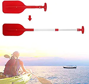 TASDHZ Boat Oars Telescopic Paddle Aluminum Kayak Paddles Adjustable Length Canoe Paddle with Anti-Slip Grips for Kayak,Telescoping Plastic Boat Paddle Canoe, Inflatable Boat Dinghy