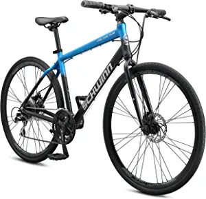 Schwinn Volare 1500 Hybrid Road Bike, 28-Inch Wheels, 20-Inch Aluminum Frame, Blue/Black