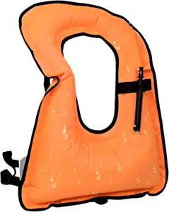 APPMOO Snorkel Vest Inflatable Floatage Jackets Snorkeling Vest for Adults, Kayaking Buoyancy Vest, Portable Buoyancy Vest, Diving Surfing Swimming Outdoor Water Sports Diving Swimming (for 80-220lbs)