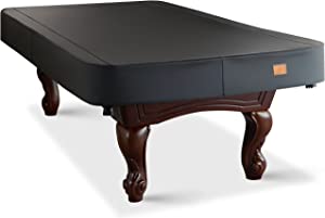 BearCover Heavy Duty Leatherette Billiard Pool Table Cover, Waterproof & Tearproof Covers for Pool Table (10 Colors Available) 7/8/9FT Fitted (8 Feet/ Black)