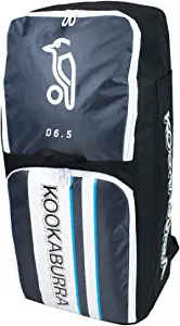 Kookaburra Unisex's d6.5 Duffle Ghost Bag, Cricket Duffel, Black/White, One Size 3S221240