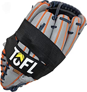 TOFL Glove Wrap - Baseball & Softball Mitt Shaper - Elastic, Former and Pocket Maker Fits Big & Small Gloves - Break-in & Maintenance Accessories - Envoltura de Guante de Beisbol