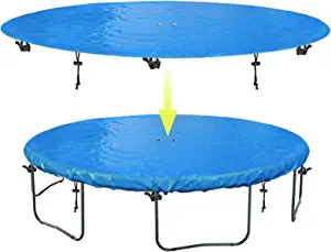 Trampoline Cover- Fit 12-14 Ft Trampoline Weather Cover, 4 Season Trampoline Protection Cover, Waterproof Trampoline Covers for Winter, Suitable for Round Trampolines and Round Swimming Pools