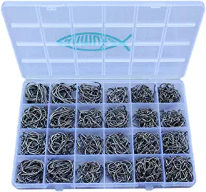 Fishing Hooks Freshwater Saltwater Fish Hooks Bulk Fishing Hooks Set Worm Catfish Hooks Fish Gear Equipment Supplies